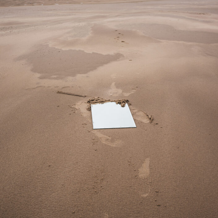 dans le sable